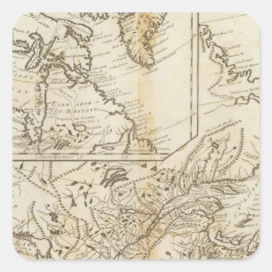 Adesivo Quadrado Posse Britânica na América do Norte 2