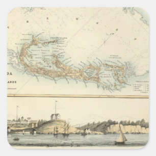 Adesivo Quadrado Possíveis na Índia Ocidental Britânica