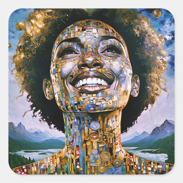 Adesivo Quadrado Poster (Frente)
