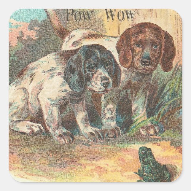 Adesivo Quadrado Pow Wow (Frente)