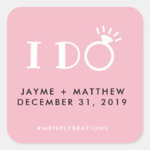 Praça da Hashtag Casal Negra Rosa "I Do"