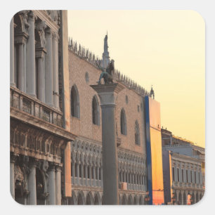 Adesivo Quadrado Praça de São Marcos, Veneza