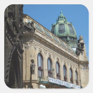 Adesivo Quadrado Praga / Cartazes personalizados da Praha