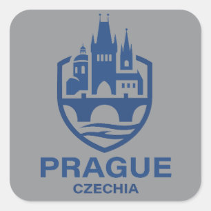 Adesivo Quadrado Praga Chéquia Europa