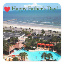 Praia de Galveston "Feliz Dia dos Pais"