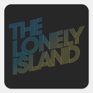 Adesivo Quadrado Praia vice