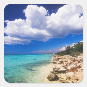 Adesivo Quadrado Praias, Barahona, República Dominicana, 2
