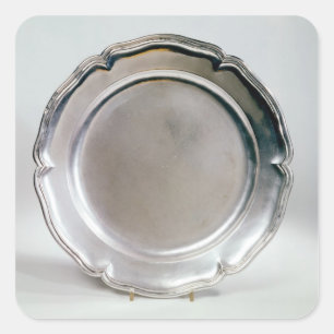 Adesivo Quadrado Prato raso, espanhol, 1736