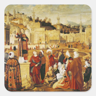 Adesivo Quadrado Preaching de St Stephen