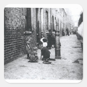 Adesivo Quadrado Precários de Londres