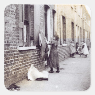 Adesivo Quadrado Precários de Londres