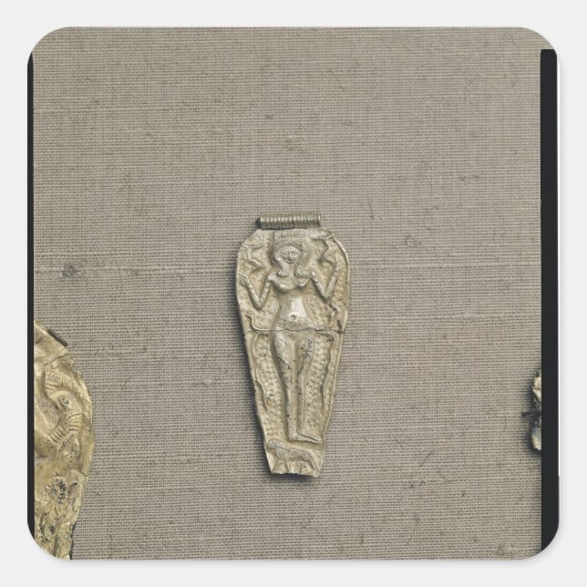 Adesivo Quadrado Precoce que representa Astarte, deusa da fertilida (Frente)