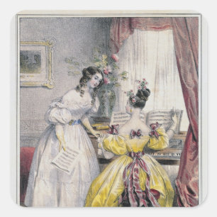 Adesivo Quadrado Prelúdio, do "de DES Femmes Diário", 1830-48