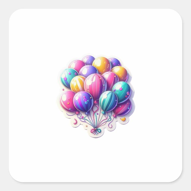 ADESIVO QUADRADO PRESENÇA (Frente)