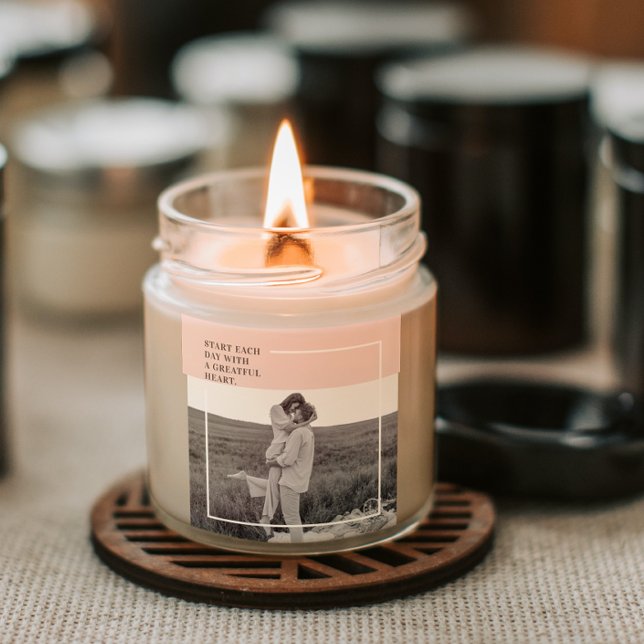 Adesivo Quadrado Presente Adorável da Família Rosa Pastel Foto Mode (Criador carregado)