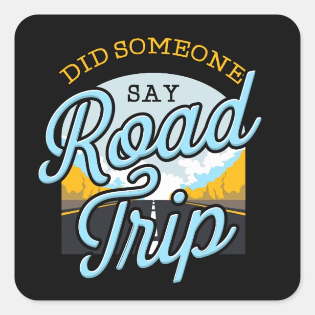 Adesivo Quadrado Presente no exterior para o acampamento de caminha (Frente)