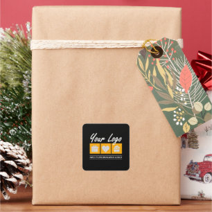 Adesivo Quadrado Presente Personalizado Para Homens Aniversário Do