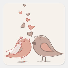 Adesivo Quadrado Presentes de noivas e de noivos