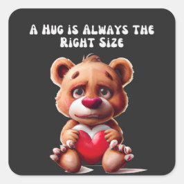 Adesivo Quadrado Presentes de Urso de Teddy para Cada Ocasião