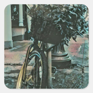 Adesivo Quadrado Presentes para ciclistas 2022