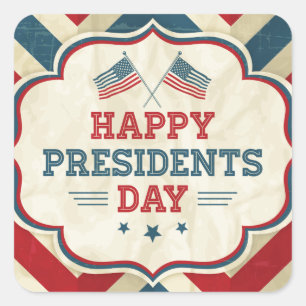 Adesivo Quadrado presidente dia chevron