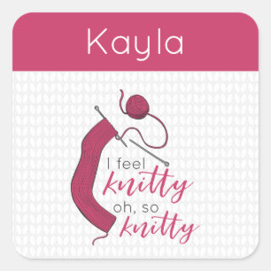 Adesivo Quadrado Pressão De Framboesa Eu Me Sinto Bonita, Oh Tão 