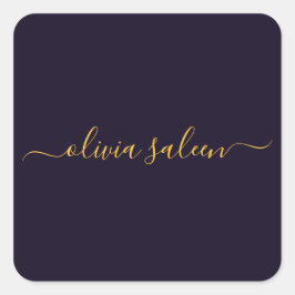 Adesivo Quadrado Preto-preto branco personalizado