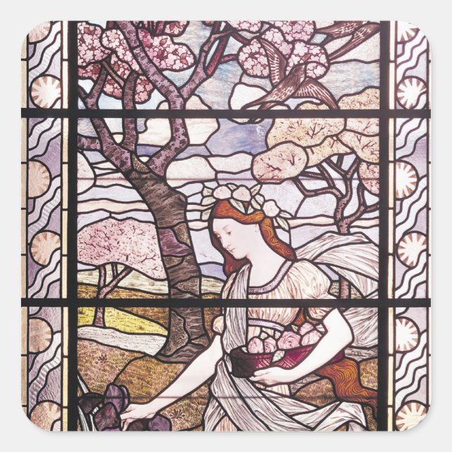 Adesivo Quadrado Primavera, 1894 (Frente)
