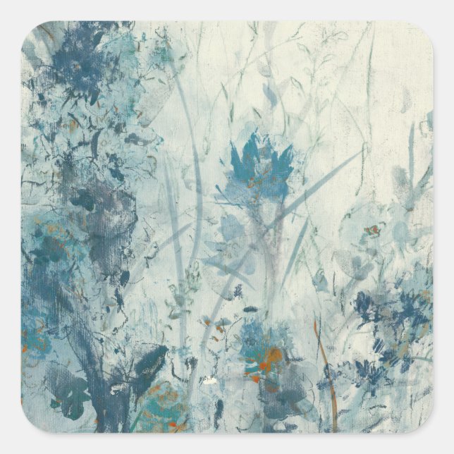 Adesivo Quadrado Primavera azul (Frente)