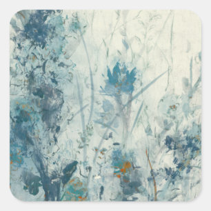 Adesivo Quadrado Primavera azul