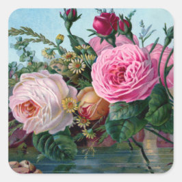 Adesivo Quadrado Primavera no Bloom Sticker