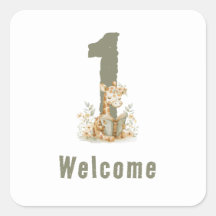 Primeiro aniversario da Gota Verde Cute Sage