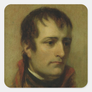 Adesivo Quadrado Primeiro cônsul de Napoleon Bonaparte, 1802
