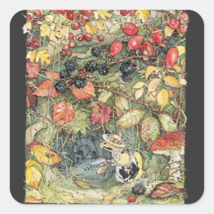 Adesivo Quadrado Primrose à entrada dos túneis Spiral