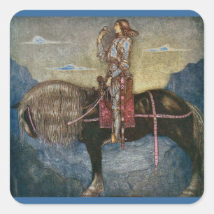 Adesivo Quadrado Prince com Bird