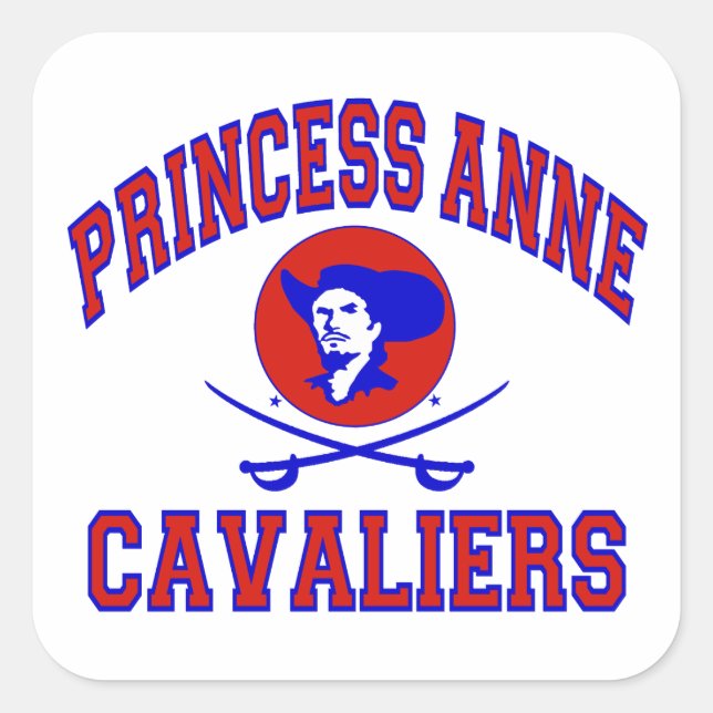 Adesivo Quadrado Princesa Anne Cavaliers (Frente)