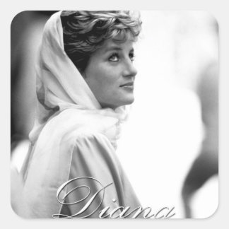 Adesivo Quadrado Princesa HRH Diana Egypt - Foto Pró