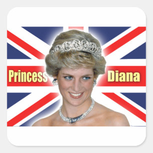 Adesivo Quadrado Princesa HRH Diana Stunning!