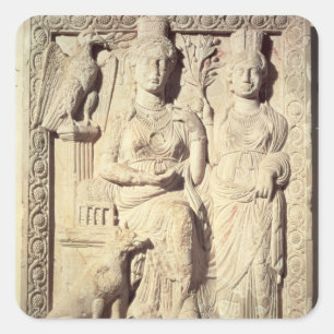 Adesivo Quadrado Princesa Zenobia e uma companheira feminina