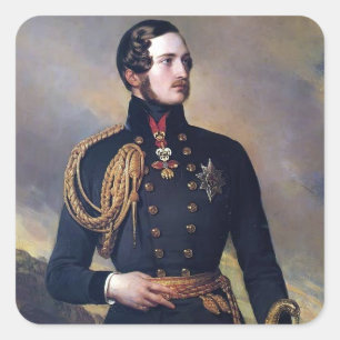Adesivo Quadrado Príncipe Albert de Franz Xaver Winterhalter-