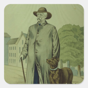 Adesivo Quadrado Príncipe Otto von Bismarck em Friedrichsruh