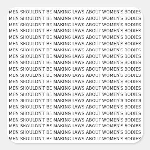 Adesivo Quadrado Pro Choice - Autoadesivos Feministas