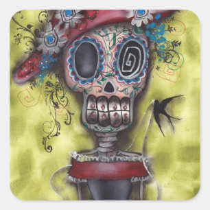 Adesivo Quadrado Procurando o Love Sticker