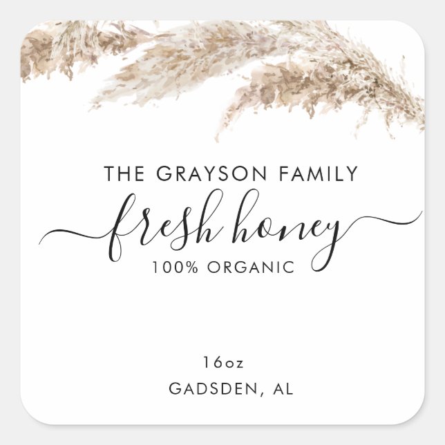 Adesivo Quadrado Product Labels (Frente)