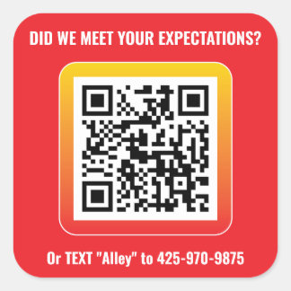 Adesivo Quadrado Produto Genius Square Sticker - Vermelho Keene