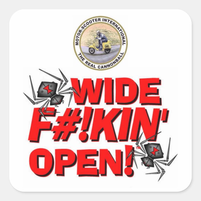 Adesivo Quadrado Produto Oficial Licenciado da MSILSF (Frente)