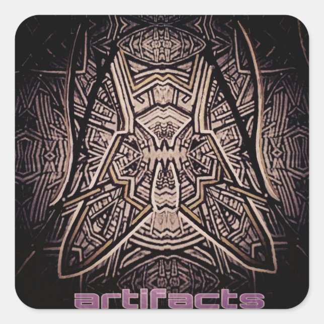 Adesivo Quadrado produtos manufacturados - mosca na parede da (Frente)