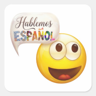 Adesivo Quadrado Professor de Espanhol Língua de Herança Hispânica