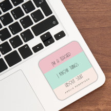 Professor engraçado colorblock personalizado