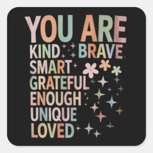 Adesivo Quadrado Professor Motivacional Primeiro Dia de Volta às Au